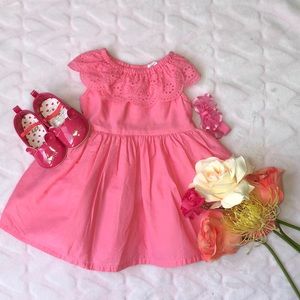 Carter’s Matching Dress, shoes and head band set